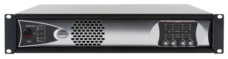 Ashly PEMA-4125 Protea Equipped Media Amplifier 8x8 Processor + 4 channel Amp (70 V)