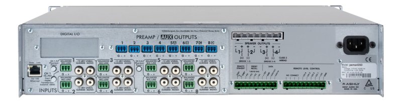 Ashly PEMA-4250 Network Dsp & Amplifier 4 X 250w @ 4 Ohm