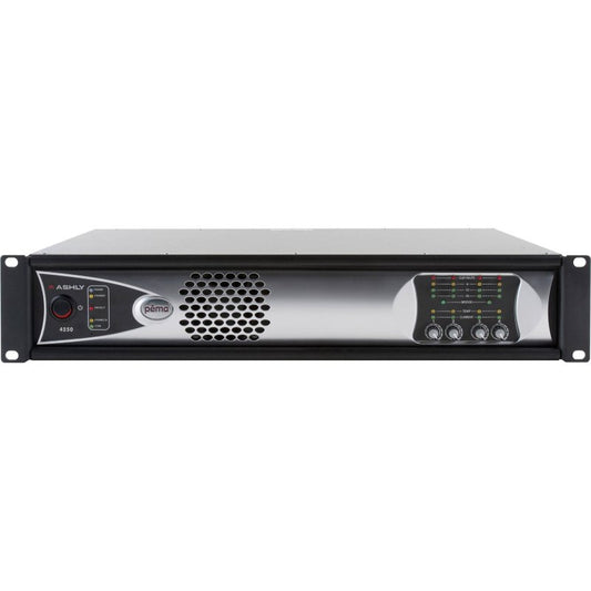 Ashly PEMA-4250D 4-Channel 1000W Pema Network Power Amplifier with OPDante Card & Protea DSP Software Suite (Low-Z)