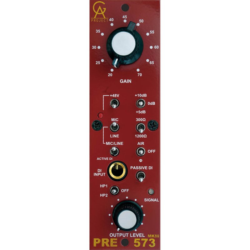Golden Age Project PRE573MK3 Mono 500 Series 1073 Vintage Style Microphone Preamplifier 