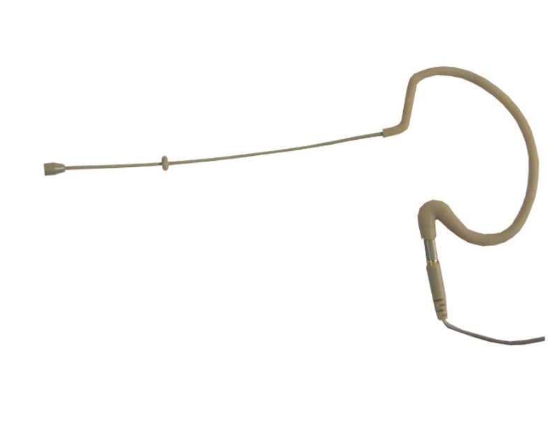 Provider PSE9-SENN Headworn Single Earset Omnidirectional Microphone With Sennheiser Connector, Tan
