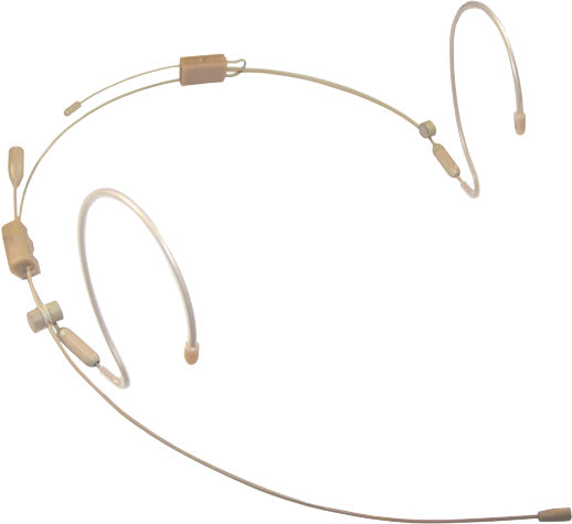 Provider PSM1-SHUR Omnidirectional Headworn Microphone for Shure Wireless, Tan 