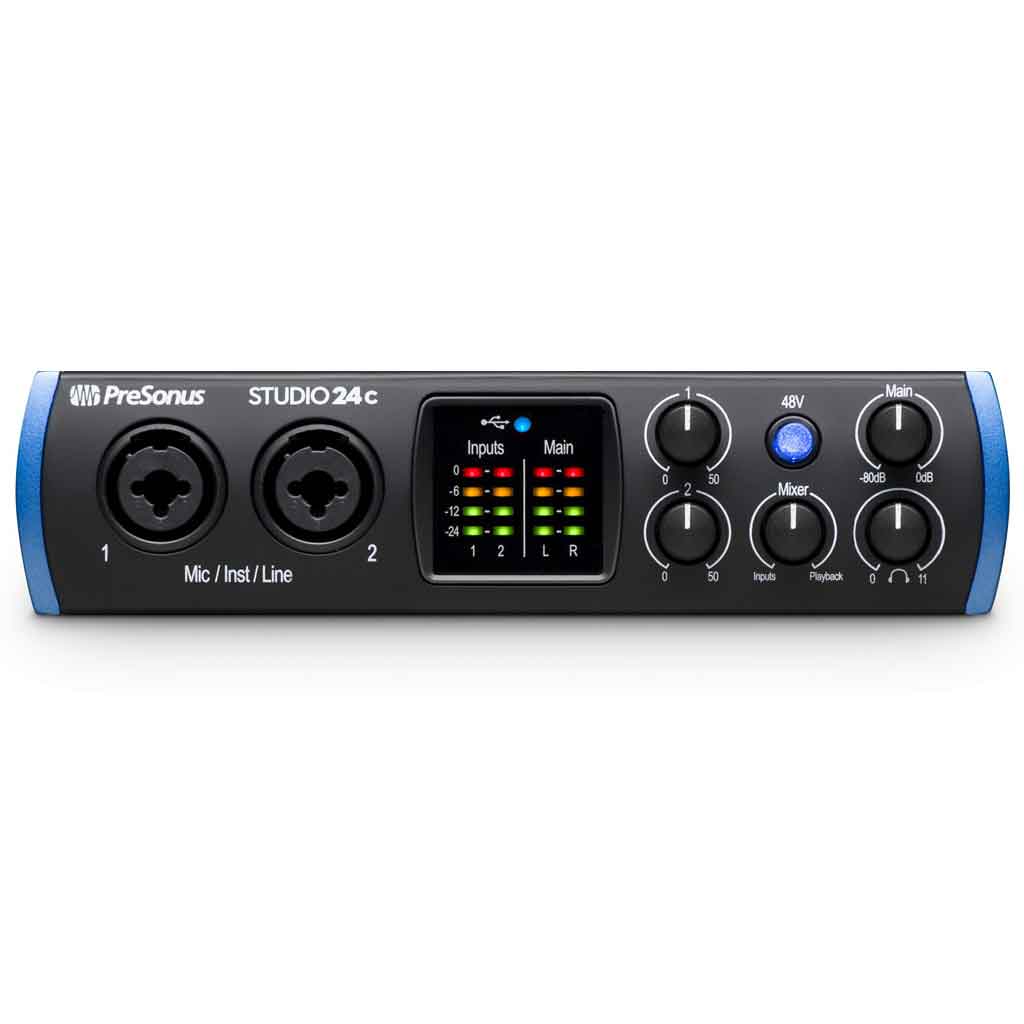 PreSonus 2x2 USB Type-C Audio/MIDI Interface 