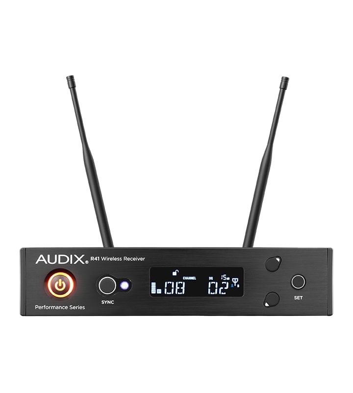 Audix R41KITA Performance Series Single-Channel UHF Diversity Receiver (A: 522 to 554 MHz) 