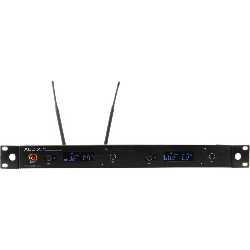 Audix R62KIT Dual-Channel Wireless True Diversity Receiver (522 to 586 MHz) 