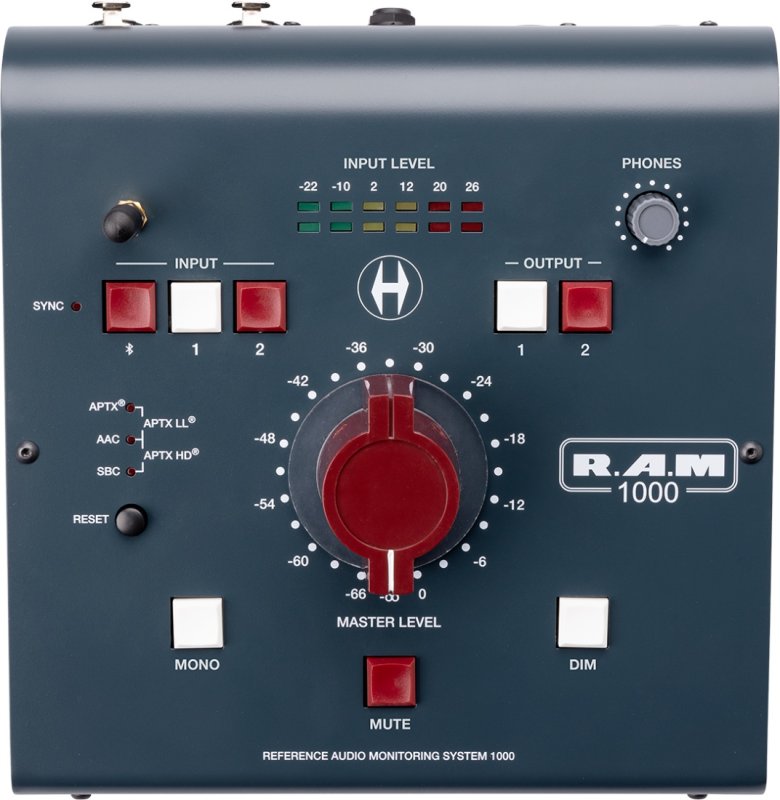 Heritage Audio RAMSYSTEM1000 R.A.M 1000 Monitor Controller with Bluetooth 