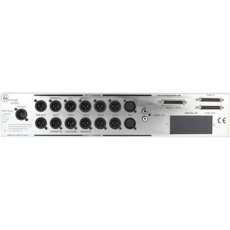 Heritage Audio RAMSYSTEM5000 5.1 Rackmount Monitoring System 