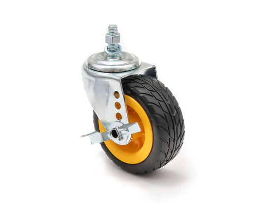 RockNRoller MultiCart 5 x 2" Ground Glider Caster with Brake (2-Pack)