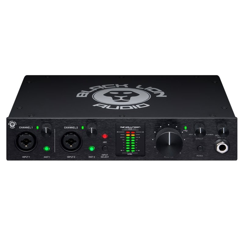 Black Lion Audio Revolution 2×2 USB 2 Channel Portable Recording Interface 