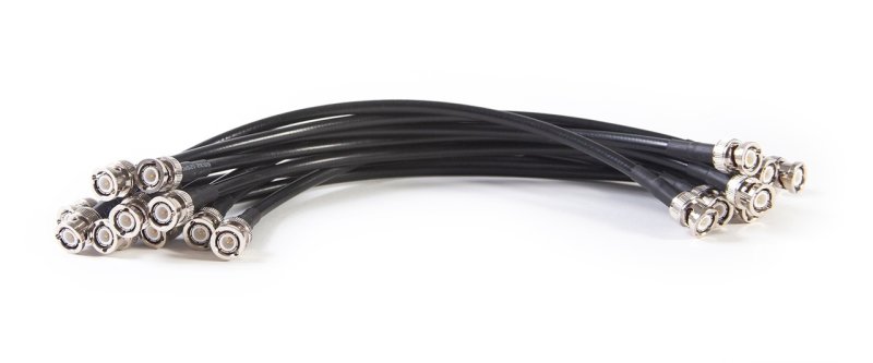 RF Venue RG8X1.5-10 RG8X Certified BNC Interconnect Low-Loss Coax Cables, 1.5', 10-Pack