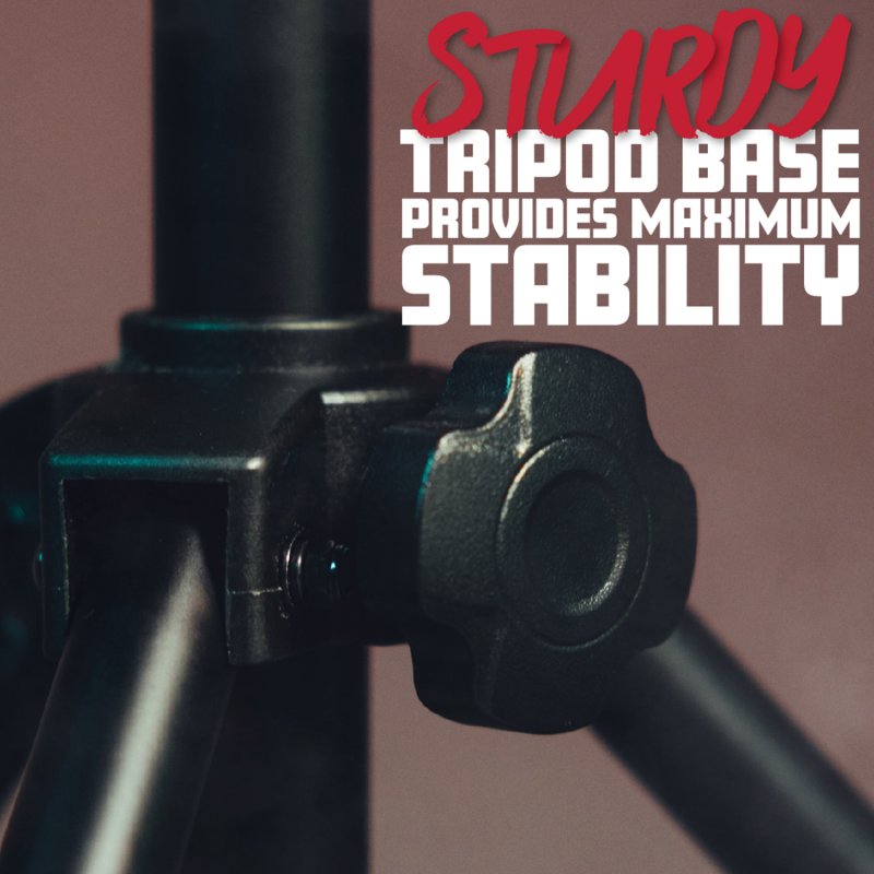 Gator RI-MIC-STBM1000 Studio Boom Mic Stand with Tripod Base 