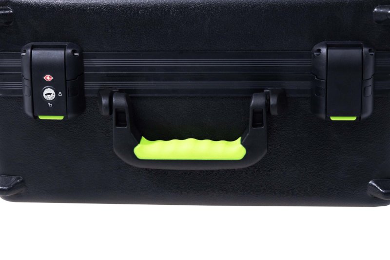 Gator SH-MICCASE15 Molded Case With Drops For 15 Mics & TSA Latch 