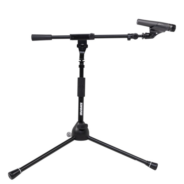 Gator Sh Tripodstandlp Low-Profile Tripod Mic Stand With Telescoping Boom 