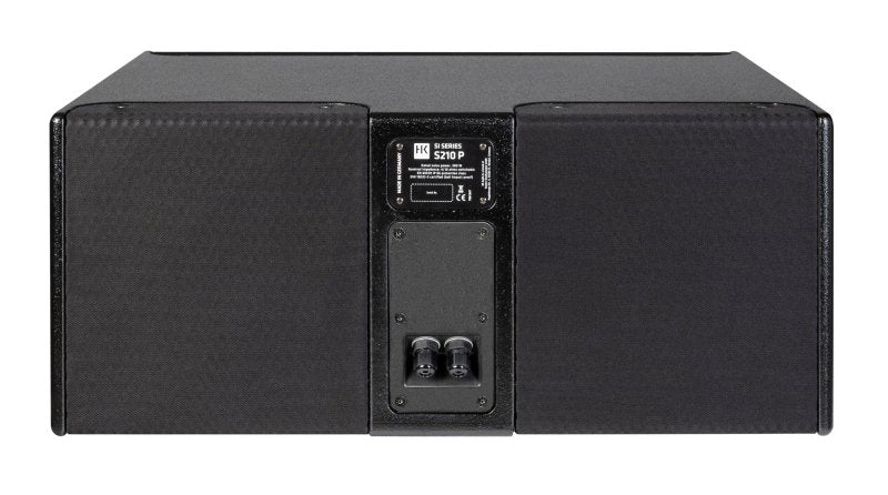HK Audio SI-SERIES-S210-P-BLK 1200-Watt 2 x 10" Subwoofer. Black 