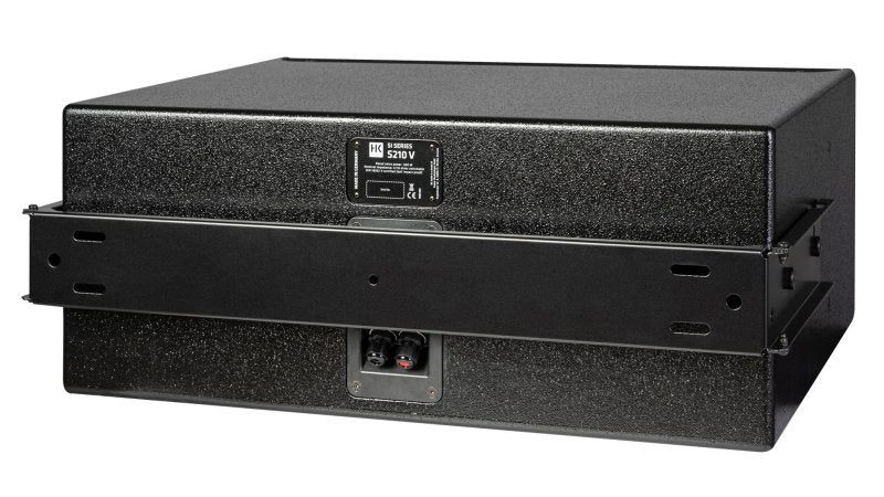 HK Audio SI-SERIES-S210-V-BLK 1200-Watt 2 x 10" Subwoofer. Black 