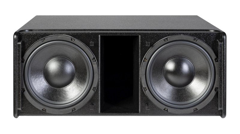 HK Audio SI-SERIES-S210-V-BLK 1200-Watt 2 x 10" Subwoofer. Black 
