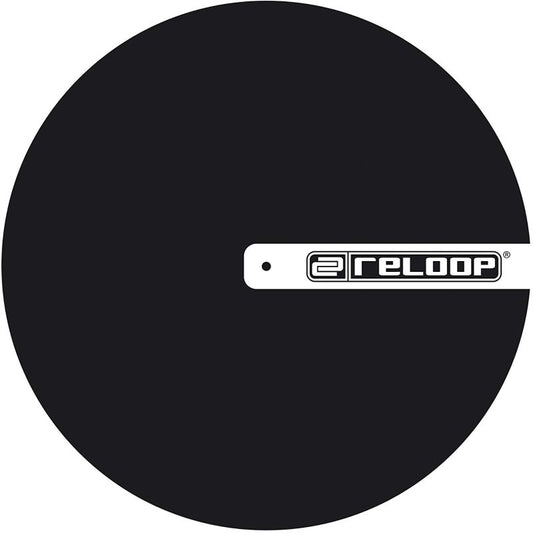 Reloop Slipmat for DJ Turntablism, Black with Logo
