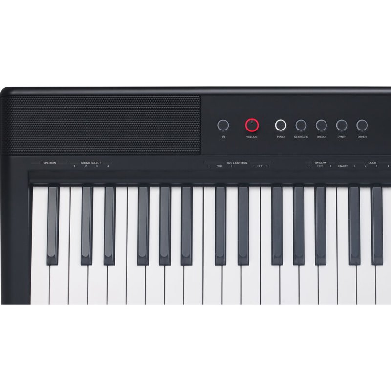 Medeli SPC121M-BK 88-Key Weighted Digital Piano with USB Midi and Audio, Black 