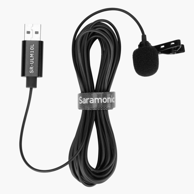 Saramonic SR-ULM10L Omnidirectional USB Lavalier Microphone (19.7' Cable)