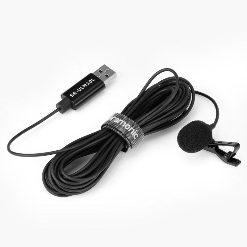 Saramonic SR-ULM10L Omnidirectional USB Lavalier Microphone (19.7' Cable)