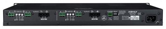 Ashly SRA4150 Rackmount 4-Channel Power Amplifier - 80 Watts per Channel at 8 Ohms