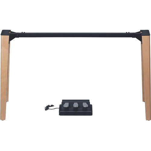 Medeli ST460 Natural Maple Keyboard Stand for SP-C120, SP-A500, SP-C121 with 3 Pedals 