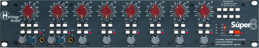 Heritage Audio SUPER-8 8-channel Microphone Preamplifier With 24-bit / 192kHz D/A