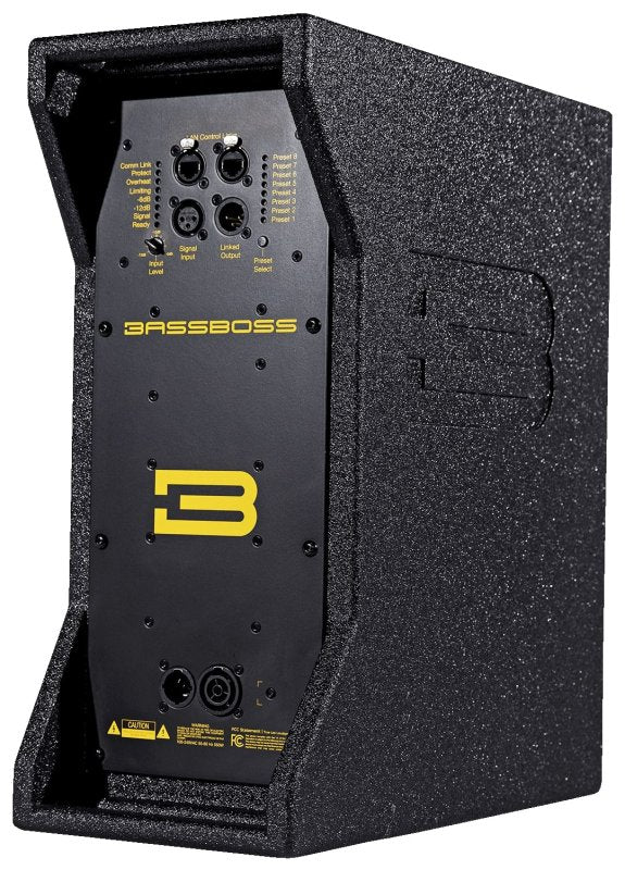 BASSBOSS SV9-MK3 1200W Powered 9" 2-Way Studio Monitor / Loudspeaker 