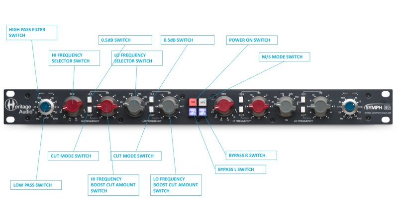 Heritage Audio Symph Eq Master Bus Stereo Asymptotic Equalizer 