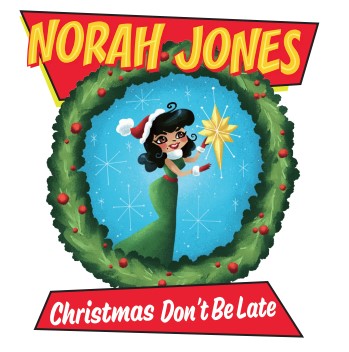 Norah Jones 3 Inch Vinyl Record - Christmas Don't Be Late 