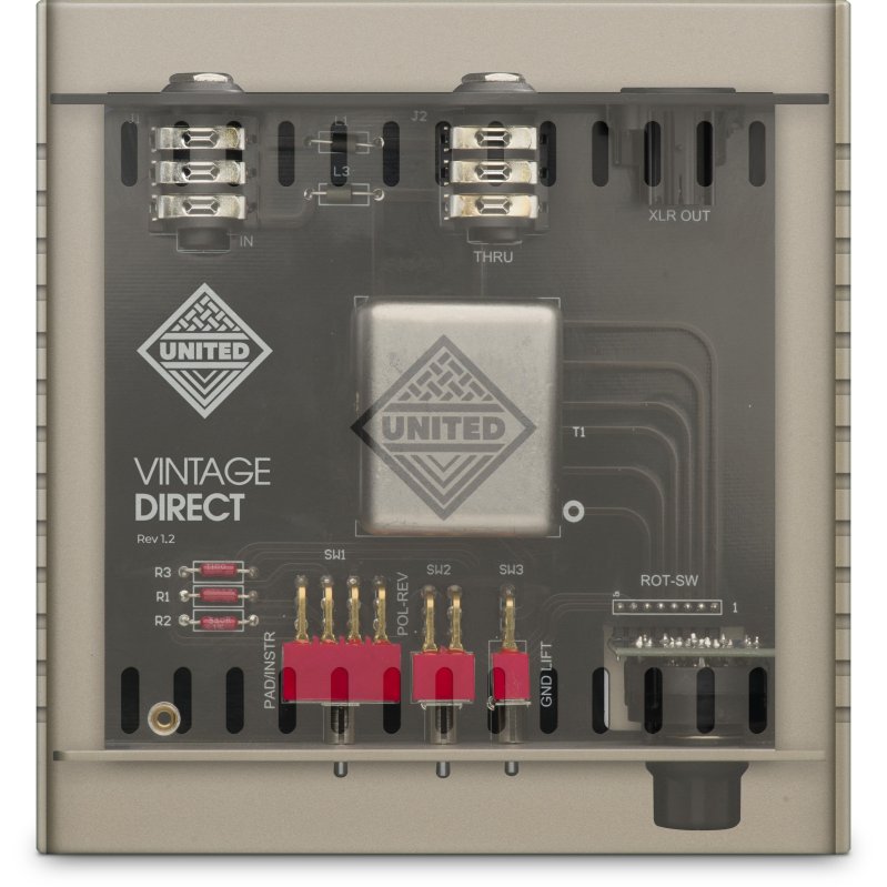 Heritage Audio Ut Vintagedirectbox Vintage-Style Large-Transformer Direct Box 