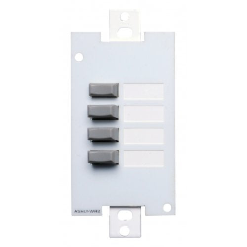 Ashly WR-2 Wall-Mount 4-Position Preset Recall Remote for 24.24M