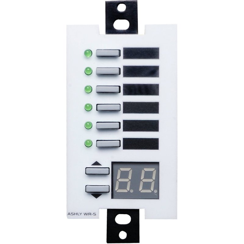 Ashly WR-5 Wall-Mount Programmable Multifunction Remote for 24.24M
