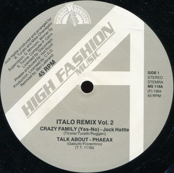 Italo Remix Volume 2 Various