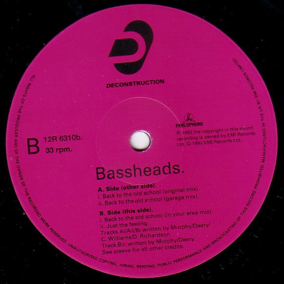 Back To The Old School Bassheads
