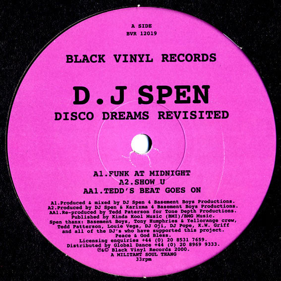 Disco Dreams Revisited DJ Spen