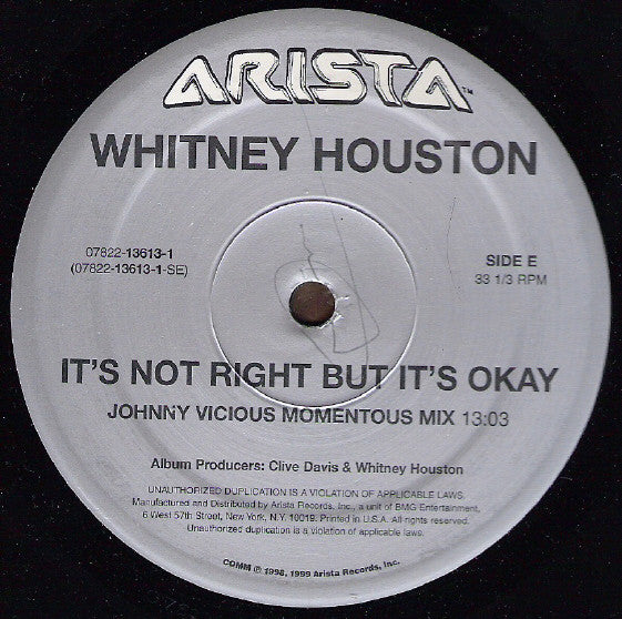 Heartbreak Hotel / It's Not Right But It's Okay (The Dance Mixes) | Rectangle Triangle  