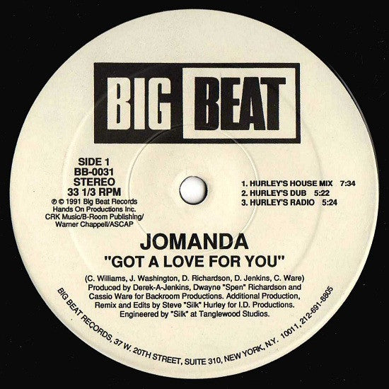 Got A Love For You Jomanda