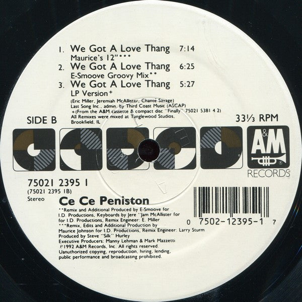 We Got A Love Thang Ce Ce Peniston