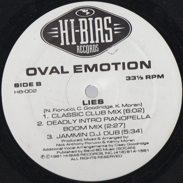 Go Go / Lies Oval Emotion