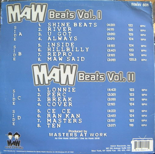Beats Vol. 1 et 2 Maîtres au travail
