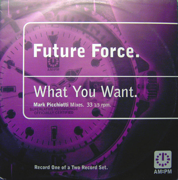 What You Want (Mark Picchiotti Mixes) Future Force
