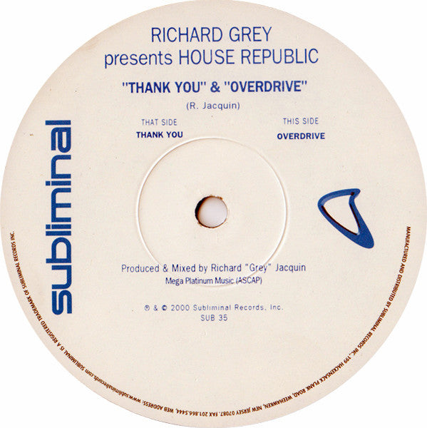 Thank You / Overdrive | Rectangle Triangle