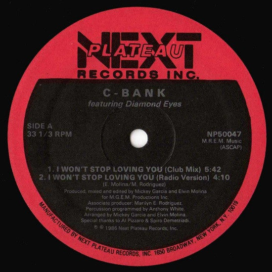 Je n'arrêterai pas de t'aimer C-Bank, Diamond Eyes