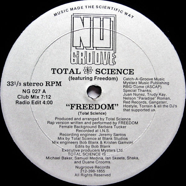 Freedom 5 Total Science (2),Freedom Williams