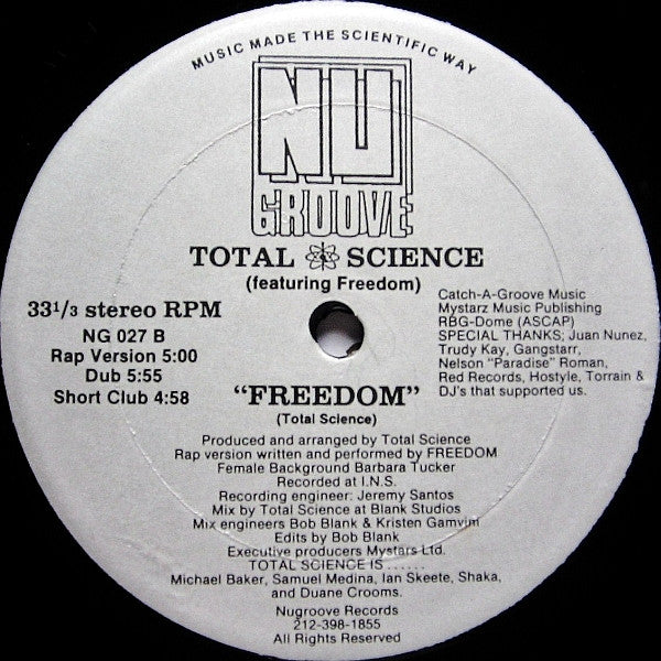 Freedom 5 Total Science (2),Freedom Williams