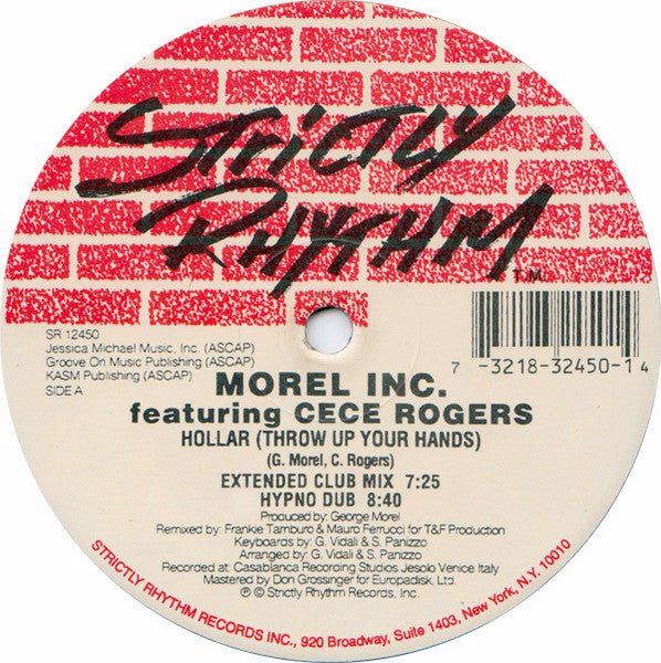 Hollar (Lève les mains) (Les remixes de T&amp;F) Morel Inc., Ce Ce Rogers
