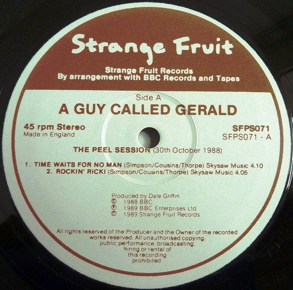 Les séances Peel 2 Un gars appelé Gerald