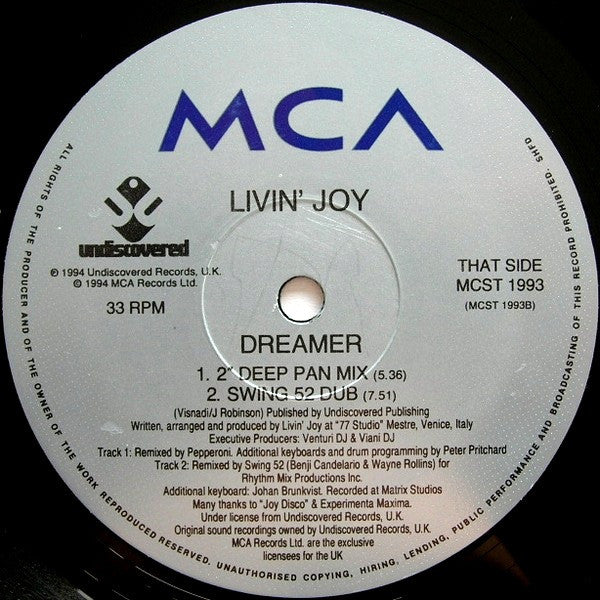 Dreamer Livin' Joy