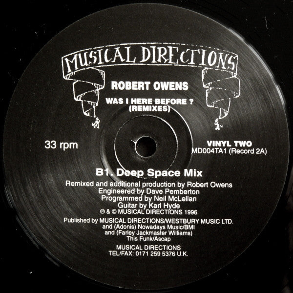 Was I Here Before? (Remixes) Robert Owens
